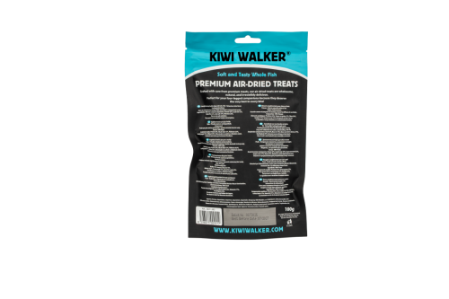 Kiwi Walker 100% CAŁA RYBA Przysmaki suszone powietrzem dla psa i kota 100g
