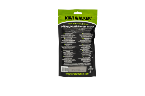 Kiwi Walker 100% KACZKA PASKI Przysmaki suszone powietrzem dla psa i kota 100g