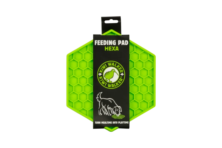 Kiwi Walker Hexa Feeding Pad Maxi – mata do lizania dla psa i kota zielona
