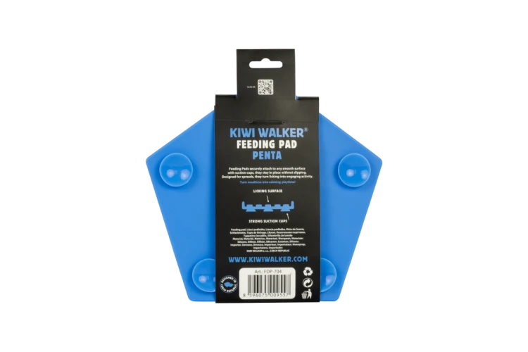 Kiwi Walker Penta Feeding Pad Maxi – mata do lizania dla psa i kota niebieska