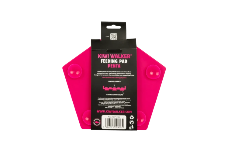 Kiwi Walker Penta Feeding Pad Maxi– mata do lizania dla psa i kota różowa