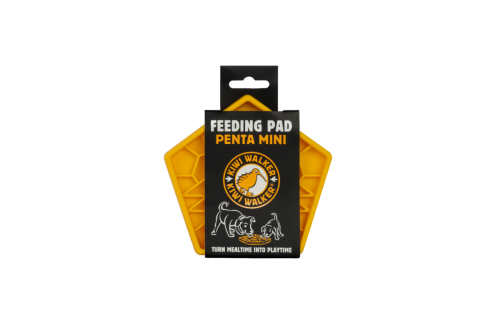 Kiwi Walker Penta Feeding Pad Mini – mata do lizania dla psa i kota pomarańczowa