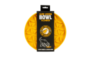 Kiwi Walker Slow Licking Bowl Flower Maxi – miska spowalniająca jedzenie i lizanie dla psa i kota pomarańczowa
