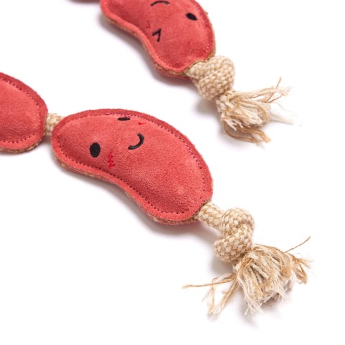 GREEN &amp; WILD'S The Sizzle Sisters (kiełbaski) zabawka ekologiczna dla psa