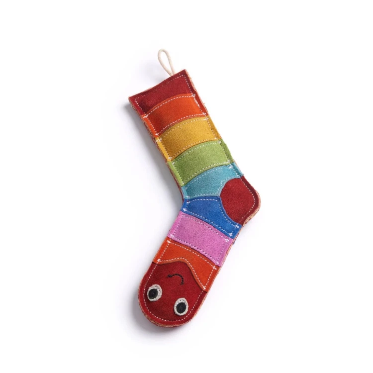 GREEN &amp; WILD'S Sami the Sock (Skarpeta) zabawka ekologiczna dla psa