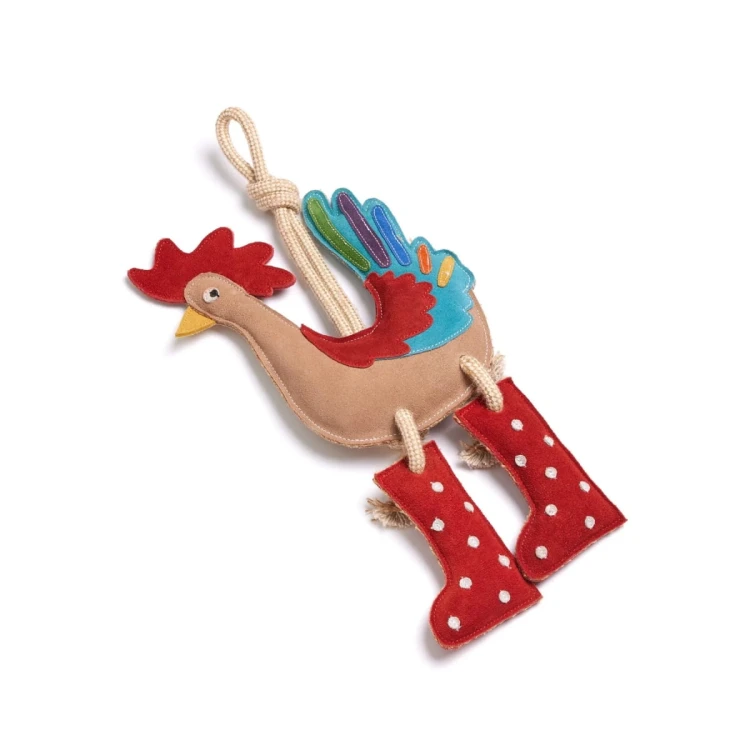 GREEN &amp; WILD'S Rambo the Rooster (kogut) XL zabawka ekologiczna dla psa