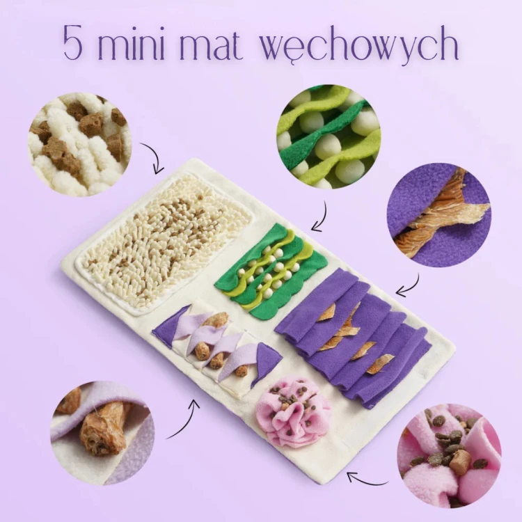 Nocciola JAGODOWA ROLADA mata węchowa dla psa