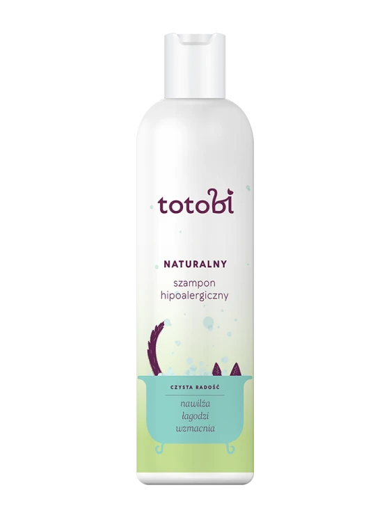 TOTOBI Naturalny szampon hipoalergiczny do skóry i sierści wszystkich psów i kotów