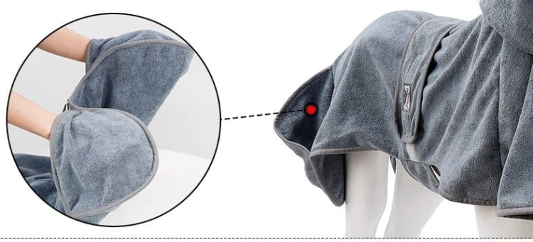 DOGLEMI Ręcznik - szlafrok dla psa XL