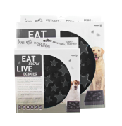 Eat Slow Live Longer STAR miska spowalniająca szara S