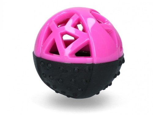 DOG COMETS MOONSTONE piłka na przysmaki RÓŻOWA